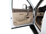  Inside of driver's side open door, window open photo